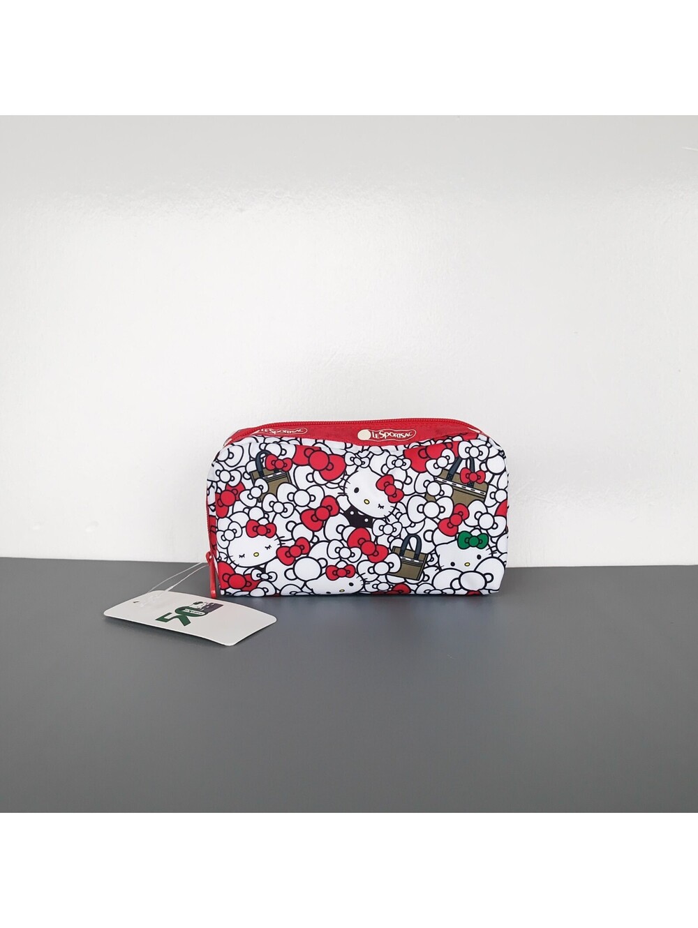 LeSportsac x Hello Kitty Red Rectangular Cosmetic Bag NWT